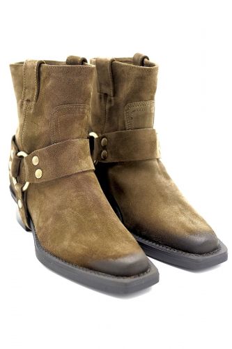 Bronx boots Taupe femmes (BX-Santiag Campero - 47272 Tiag taupe boucle 