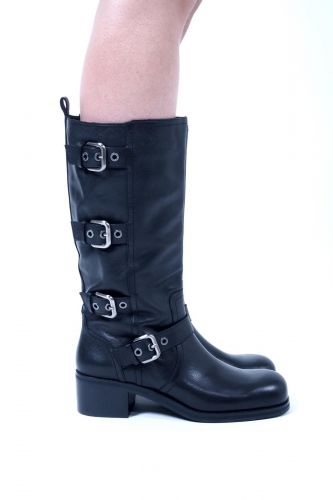 Bruno Premi botte Noir femmes (biker 3 boucles - BI5602 Noir) - Marine | Much more than shoes