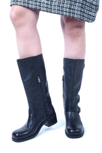 Bruno Premi botte Noir femmes (biker 3 boucles - BI5602 Noir) - Marine | Much more than shoes