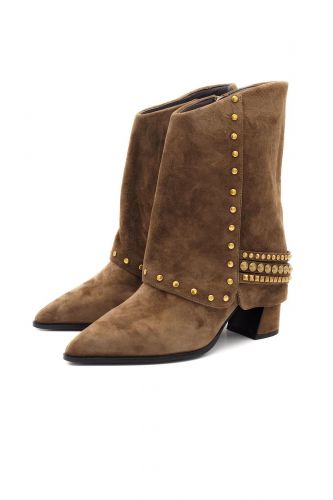 Boots à talon coupe asymétrique BRUNO PREMI | MARINE Auvelais