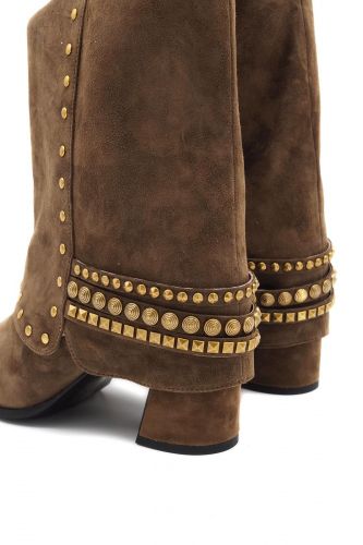 Boots à talon coupe asymétrique BRUNO PREMI | MARINE Auvelais