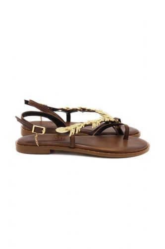 Caryatis Sandale Brun
