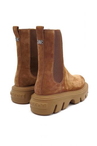 Boots en nubuk camel CASADEI | Marine