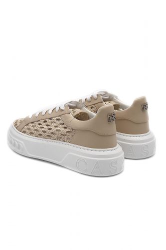 Baskets en cuir vieux rose CASADEI | Marine