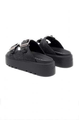 Mule en cuir noir CASADEI | Marine