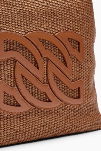 Sac seau tissé naturel CASADEI | Marine
