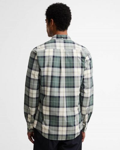Chemise en tartan verte  BARBOUR | Marine