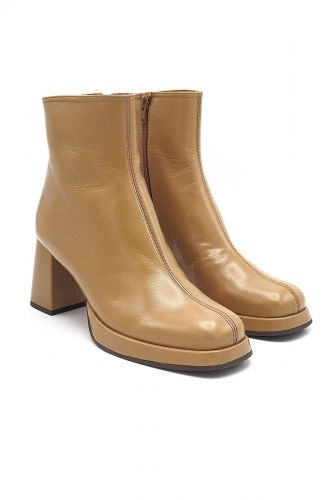 Boots en cuir camel CHIE MIHARA | Marine