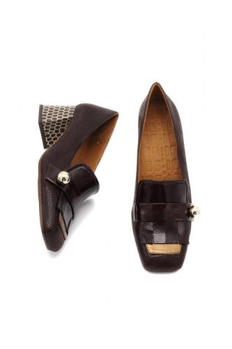 Mocassins à franges en cuir CHIE MIHARA | MARINE Auvelais