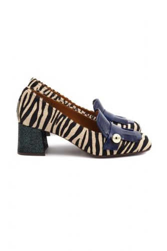 Chie Mihara mocassin Noir/beige