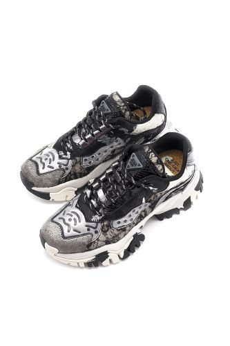 Baskets noir avec dentelle  JOIA | Marine