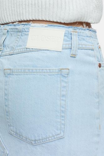 Jupe en jeans délavé CLOSED | Marine