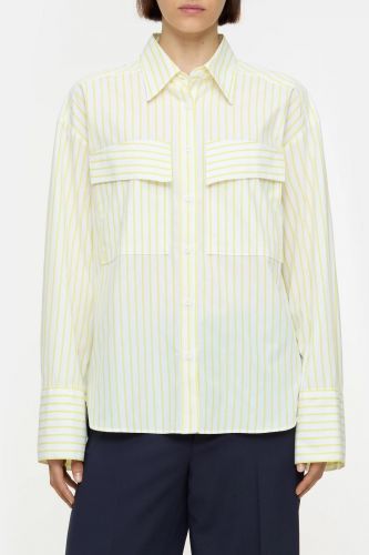Chemise à lignes jaunes CLOSED | Marine