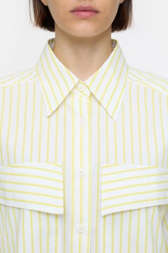 Chemise à lignes jaunes CLOSED | Marine