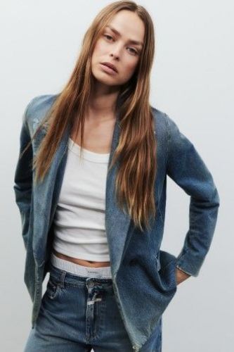 Blazer dénim CLOSED | Marine