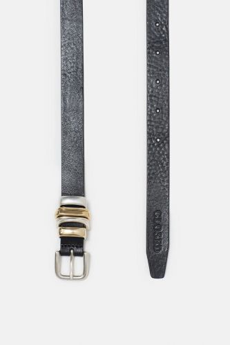 Ceinture en cuir noir CLOSED | Marine