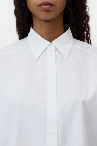 Chemise blanche elastiquée dans le dos CLOSED | Marine