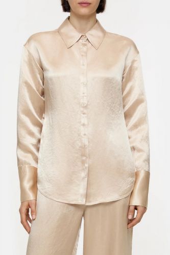 Chemise en satin champagne CLOSED | Marine