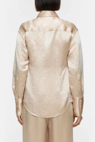 Chemise en satin champagne CLOSED | Marine