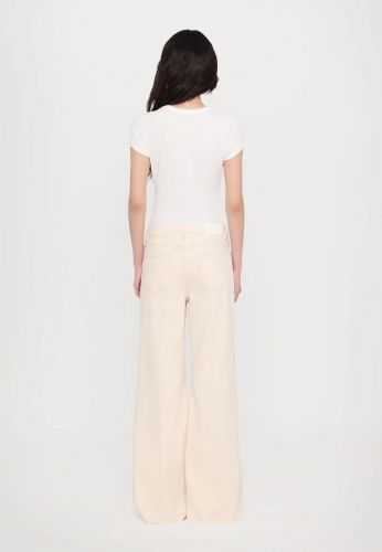 Closed Femme pantalon Ecru femmes (jeans jambes large dans le bas - GLOW UP ivory) - Marine | Much more than shoes