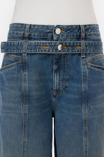 Closed Femme pantalon Jeans femmes (jeans original ceinturé - ZOYA X 18Q dark blue) - Marine | Much more than shoes