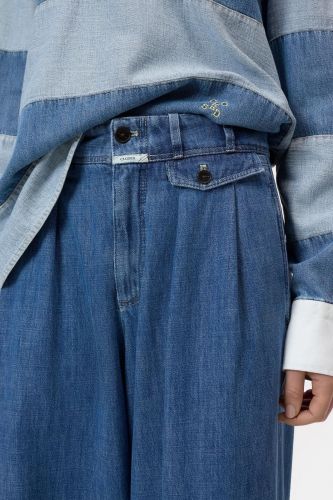 Jeans chic avec pinces CLOSED | Marine