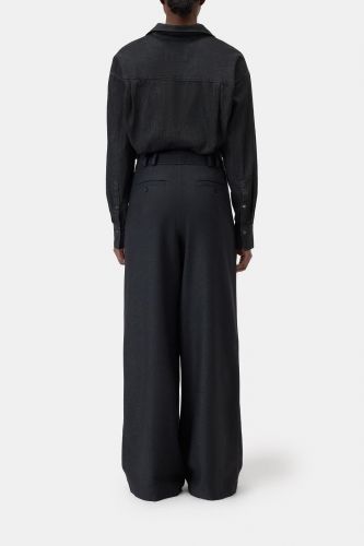Pantalon flanelle gris foncé CLOSED | Marine Auvelais 