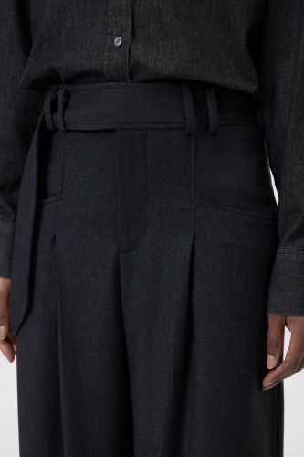 Pantalon flanelle gris foncé CLOSED | Marine Auvelais 