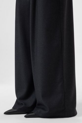 Pantalon flanelle gris foncé CLOSED | Marine Auvelais 