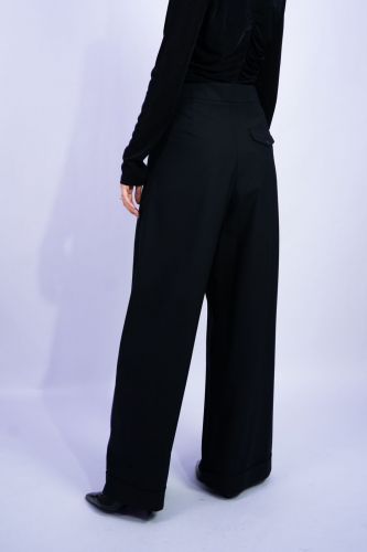 Pantalon noir large CLOSED | Marine