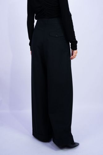 Pantalon noir large CLOSED | Marine