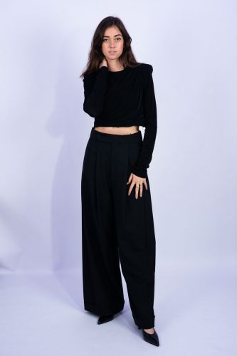 Pantalon noir large CLOSED | Marine