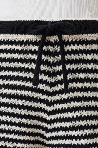 Short en tricot noir & blanc CLOSED | Marine