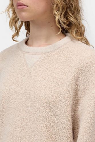 Sweat teddy beige CLOSED | Marine Auvelais