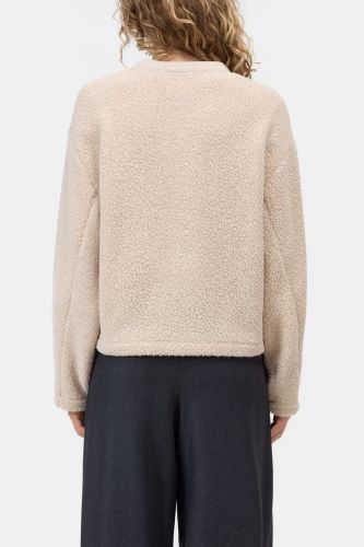 Sweat teddy beige CLOSED | Marine Auvelais