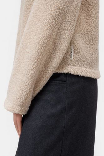 Sweat teddy beige CLOSED | Marine Auvelais