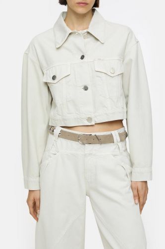 Veste courte en jeans beige CLOSED | Marine