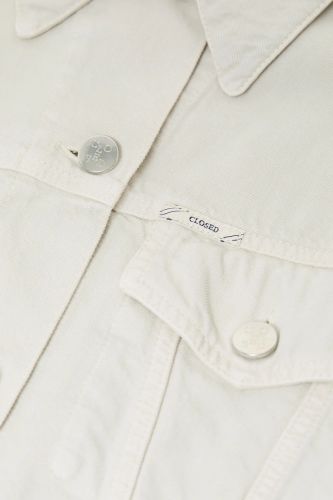 Veste courte en jeans beige CLOSED | Marine