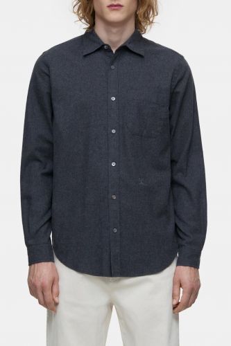 Chemise en flanelle gris CLOSED | Marine