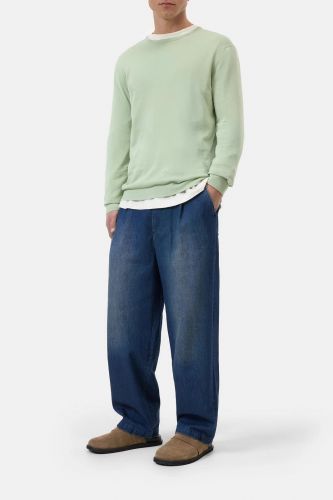 Pull en maille fine vert CLOSED | Marine
