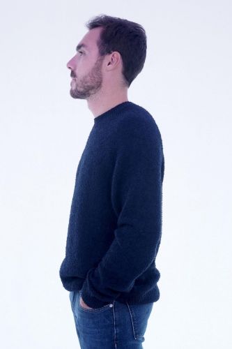 Closed Homme pull Bleu hommes (Pull effet bouclette - C96253 navy) - Marine | Much more than shoes
