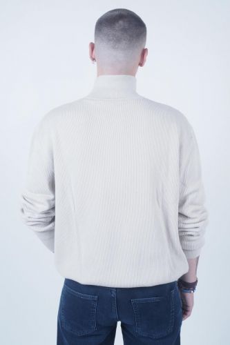 Pull over en maille fine beige CLOSED | Marine