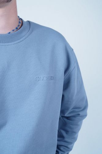 Sweat gris CLOSED | Marine