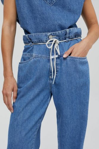 Jeans avec ceinture nouée en corde CLOSED | Marine