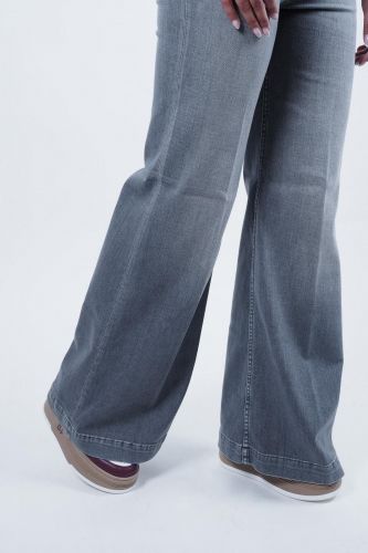 Jeans gris délavé 