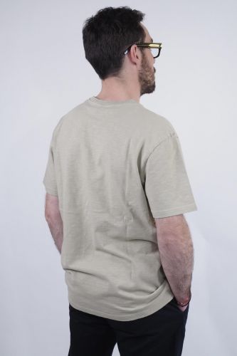T-shirt en coton vert sauge CLOSED | Marine
