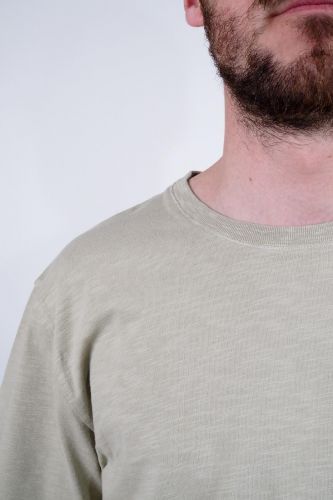 T-shirt en coton vert sauge CLOSED | Marine