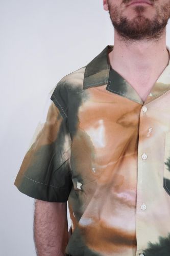 Chemise avec motifs imprimés multicolor CLOSED | Marine