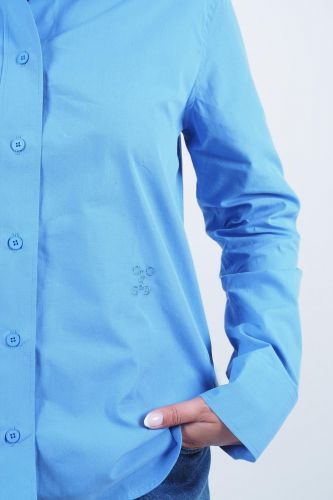 Blouse fitted bleu ciel CLOSED | Marine