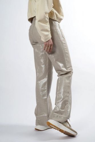 Denim Studio pantalon Or femmes (Jeans grandes poches - JOSH gold) - Marine | Much more than shoes
